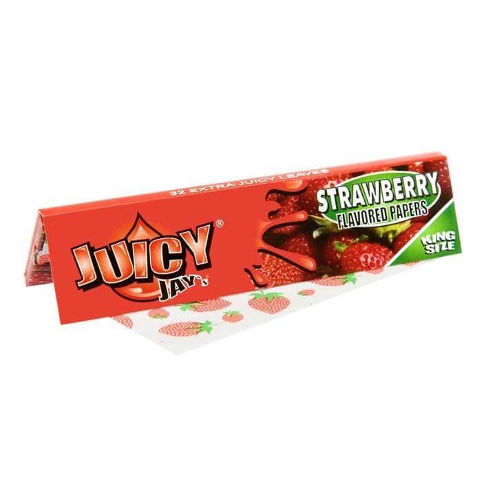 Juicy Jays King Size Slim Strawberry 32 φύλλα